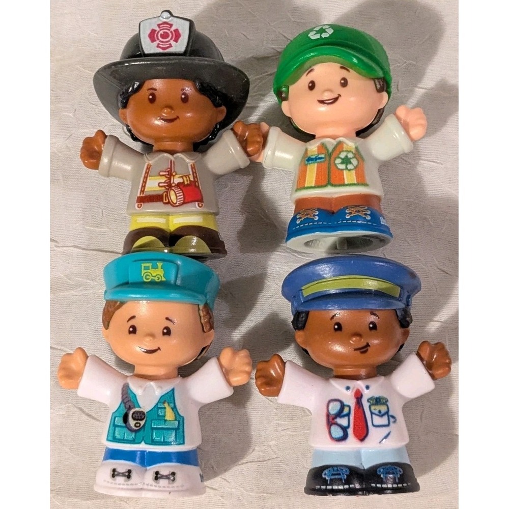 Fisher Price Little People Disney Moana Tiana Firefighter African American Lot - Picture 4 of 13